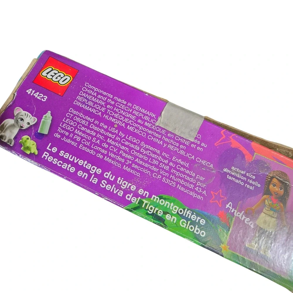 LEGO Friends Tiger Hot Air Balloon Jungle Rescue 41423 Building Set‎ 302pc